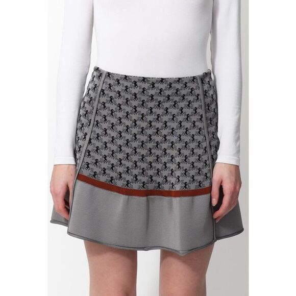 ✨Chloe S/S 2018 Horse Print Sz Small Skirt✨ - Picture 4 of 9